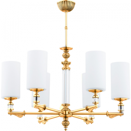 Люстра на штанге Kutek MERANO-SZKLANY KLOSZ MER-ZW-6(Z)