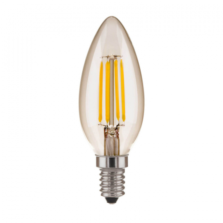 Лампа светодиодная филаментная Elektrostandard E14 7W 4200K прозрачная 4690389062896