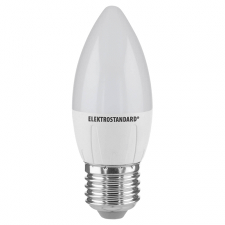 Лампа светодиодная Elektrostandard E27 8W 6500K свеча матовая 4690389152351