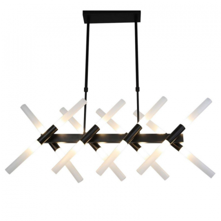 Подвесная люстра Lumina Deco Alford LDP 6036-16 BK