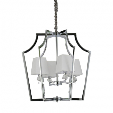 Подвесная люстра Lumina Deco Montero LDP 1249-4 CHR+WT