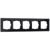 Рамка Werkel Favorit на 5 постов черный W0051108 4690389160110