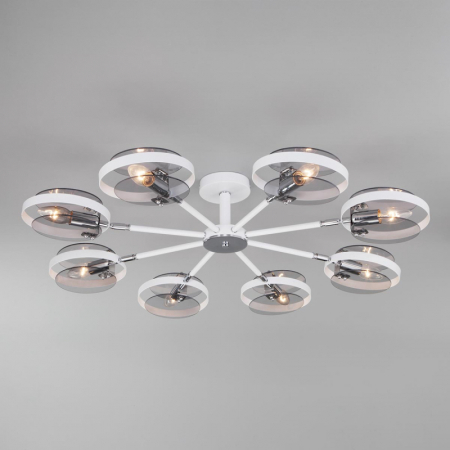 Потолочный светильник Eurosvet Gallo 70121/8 белый Smart a052339