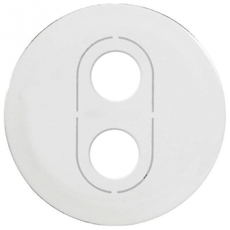 Лицевая панель Legrand Celiane розетки Banana белая 068231