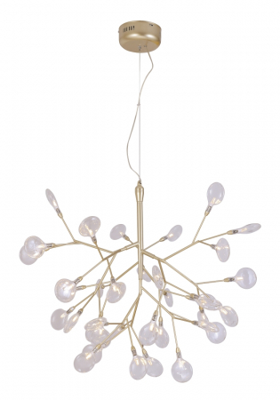 Подвесная люстра Crystal Lux Evita EVITA SP36 GOLD/TRANSPARENT