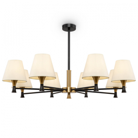 Люстра на штанге Freya Perfetto FR5098PL-08BBS