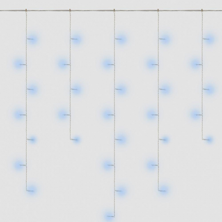 Уличная светодиодная гирлянда Feron Занавес 230V синий без мерцания CL24 41628