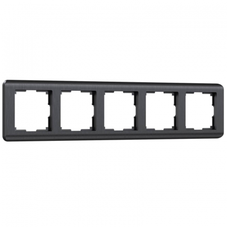 Рамка на 5 постов Werkel Stream графит W0052104 4690389162510