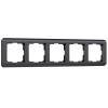 Рамка на 5 постов Werkel Stream графит W0052104 4690389162510