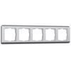 Рамка на 5 постов Werkel Stream серебряный W0052106 4690389172755