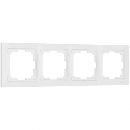 Рамка на 4 поста Werkel Snabb basic белый W0042001 4690389161414