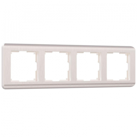 Рамка на 4 поста Werkel Stream перламутровый W0042113 4690389162503