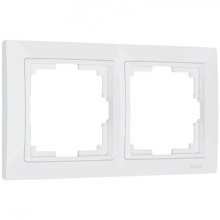 Рамка на 2 поста Werkel Snabb basic белый W0022001 4690389161346