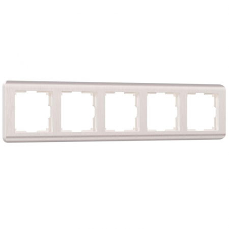 Рамка на 5 постов Werkel Stream перламутровый W0052113 4690389162534