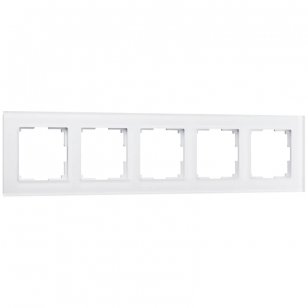 Рамка на 5 постов Werkel Favorit белый матовый W0051105 4690389160103