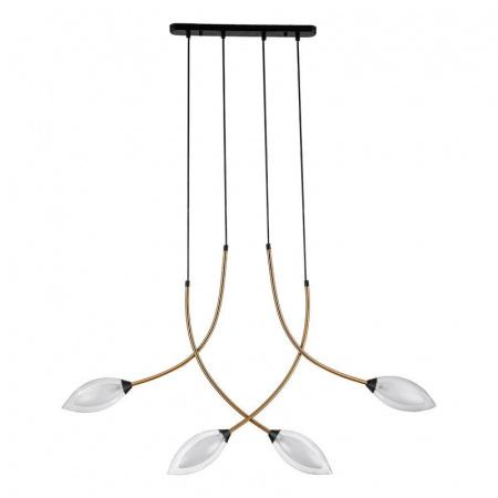 Подвесная люстра Indigo Fiore 13001/4P Black V000141