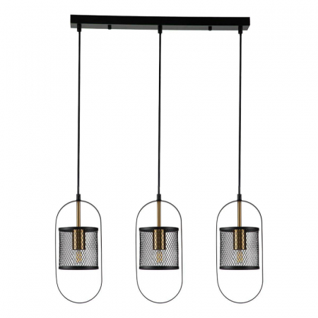 Подвесная люстра Indigo Via 10009/3P Black V000183