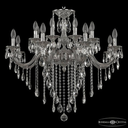 Подвесная люстра Bohemia Ivele Crystal Verona 72118/16/285 B Ni
