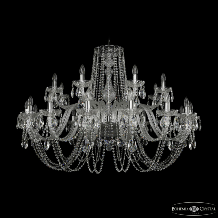 Подвесная люстра Bohemia Ivele Crystal 1402/16+8/460 Ni