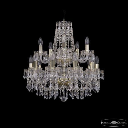 Подвесная люстра Bohemia Ivele Crystal 1403/10+5/195/2d G