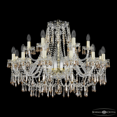 Подвесная люстра Bohemia Ivele Crystal 1403/12+6/300 G K721