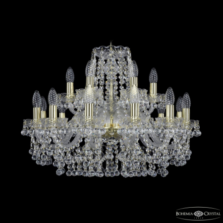 Подвесная люстра Bohemia Ivele Crystal 1409/12+6/240 G
