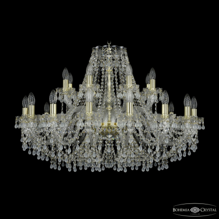Подвесная люстра Bohemia Ivele Crystal 1410/16+8/360 G V0300