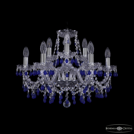 Подвесная люстра Bohemia Ivele Crystal 1410/6+3/195 Ni V3001