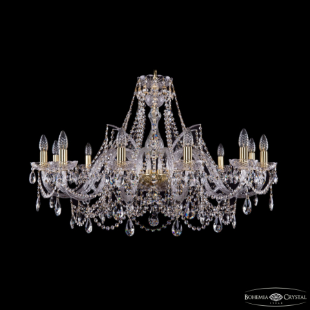 Подвесная люстра Bohemia Ivele Crystal 1411/12/360 G