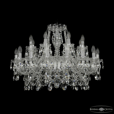 Подвесная люстра Bohemia Ivele Crystal 1411/16+8/300 Ni