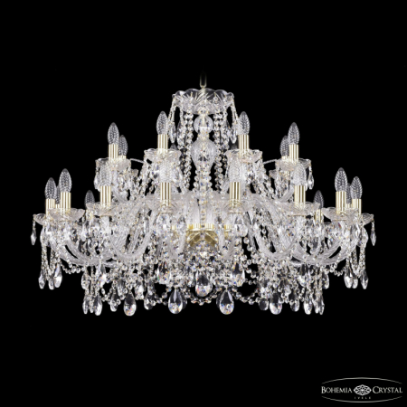 Подвесная люстра Bohemia Ivele Crystal 1411/16+8/360 G