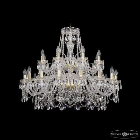 Подвесная люстра Bohemia Ivele Crystal 1411/16+8/360/2d G