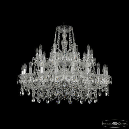 Подвесная люстра Bohemia Ivele Crystal 1411/20+10/360/2d Ni