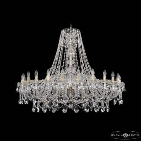 Подвесная люстра Bohemia Ivele Crystal 1411/24/460 G