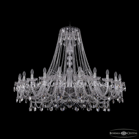 Подвесная люстра Bohemia Ivele Crystal 1411/24/530 Ni