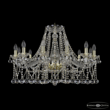 Подвесная люстра Bohemia Ivele Crystal 1413/12/300 G Balls