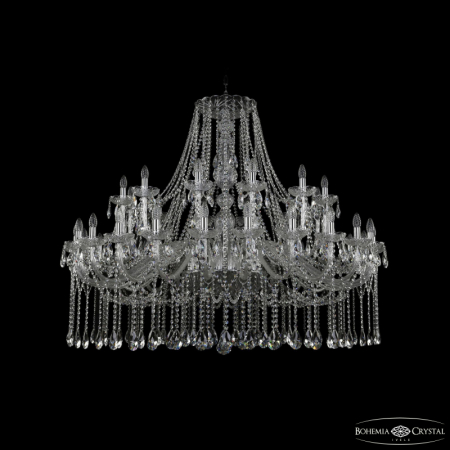Подвесная люстра Bohemia Ivele Crystal 1413/24+12/530 Ni