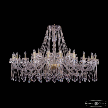 Подвесная люстра Bohemia Ivele Crystal 1413/24+12/700 G