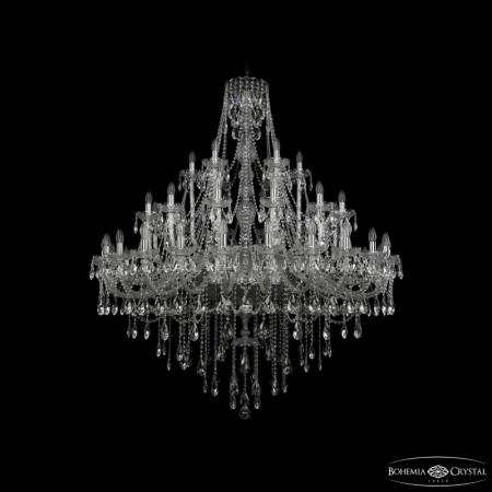 Подвесная люстра Bohemia Ivele Crystal 1415/24+12+6/530 Ni