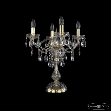 Настольная лампа Bohemia Ivele Crystal 1415L/4/141-47 G