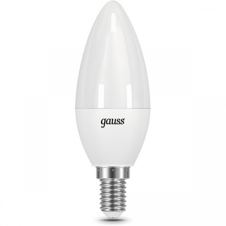 Лампа светодиодная Gauss E14 9,5W 6500K матовая 103101310