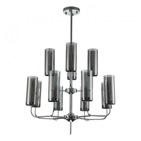Люстра на штанге Indigo Balletto 13014/12R Chrome V000259