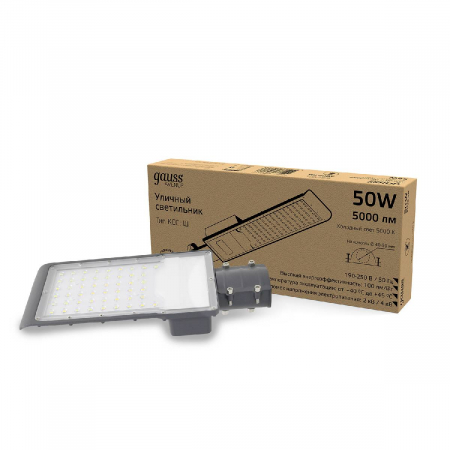 Уличный светодиодный консольный светильник Gauss Avenue 629534350