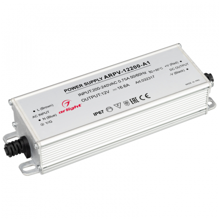 Блок питания Arlight ARPV-12200-A1 (12V, 16.6A, 200W) 032317