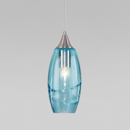 Подвесной светильник Eurosvet Lotus 50222/1 голубой