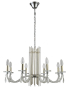Подвесная люстра Crystal Lux AURELIO SP8 GOLD+CHROME/TRANSPARENT