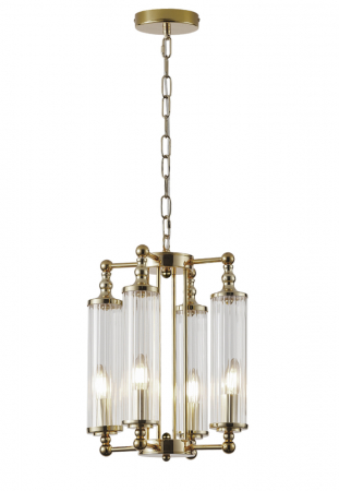 Подвесная люстра Crystal Lux TOMAS SP4 BRASS
