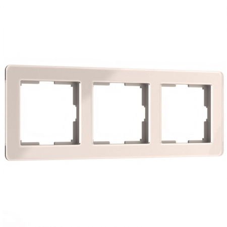 Рамка на 3 поста Werkel Acrylic айвори 4690389186295 W0032743