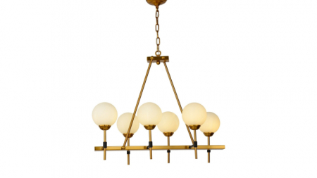 Подвесная люстра Lumina Deco Aldono LDP 7004-6 MD+BK