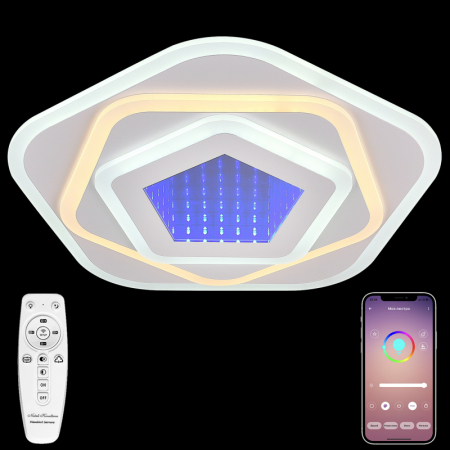 Потолочная люстра Natali Kovaltseva Midnight RGB HIGH-TECH LED LAMPS 82034